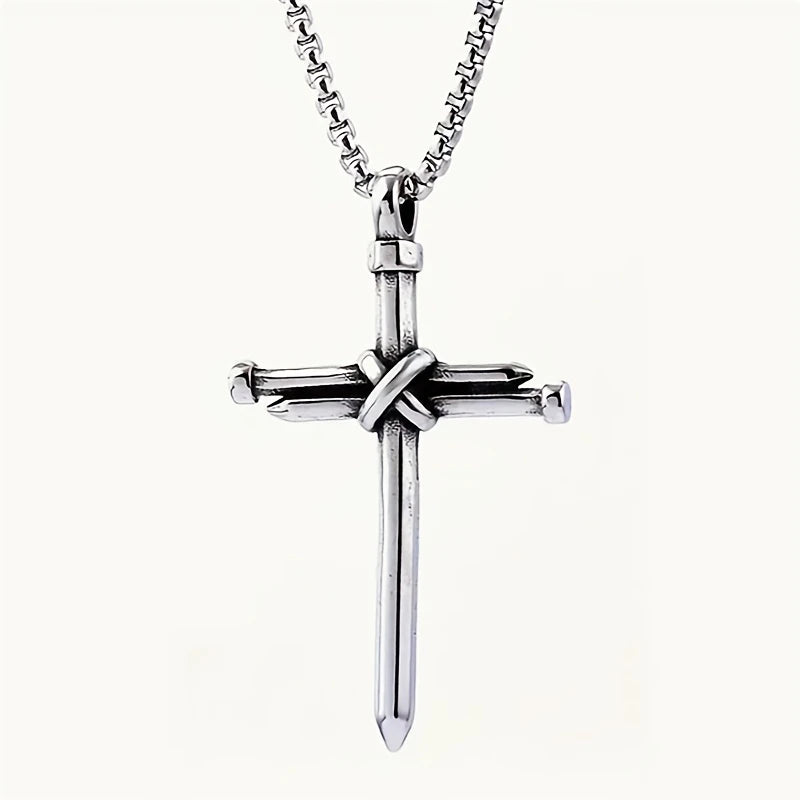 Silver Cross Chain