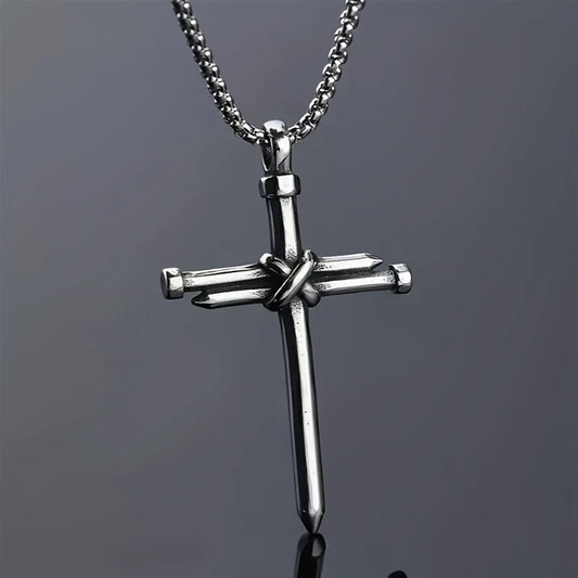 Silver Cross Chain